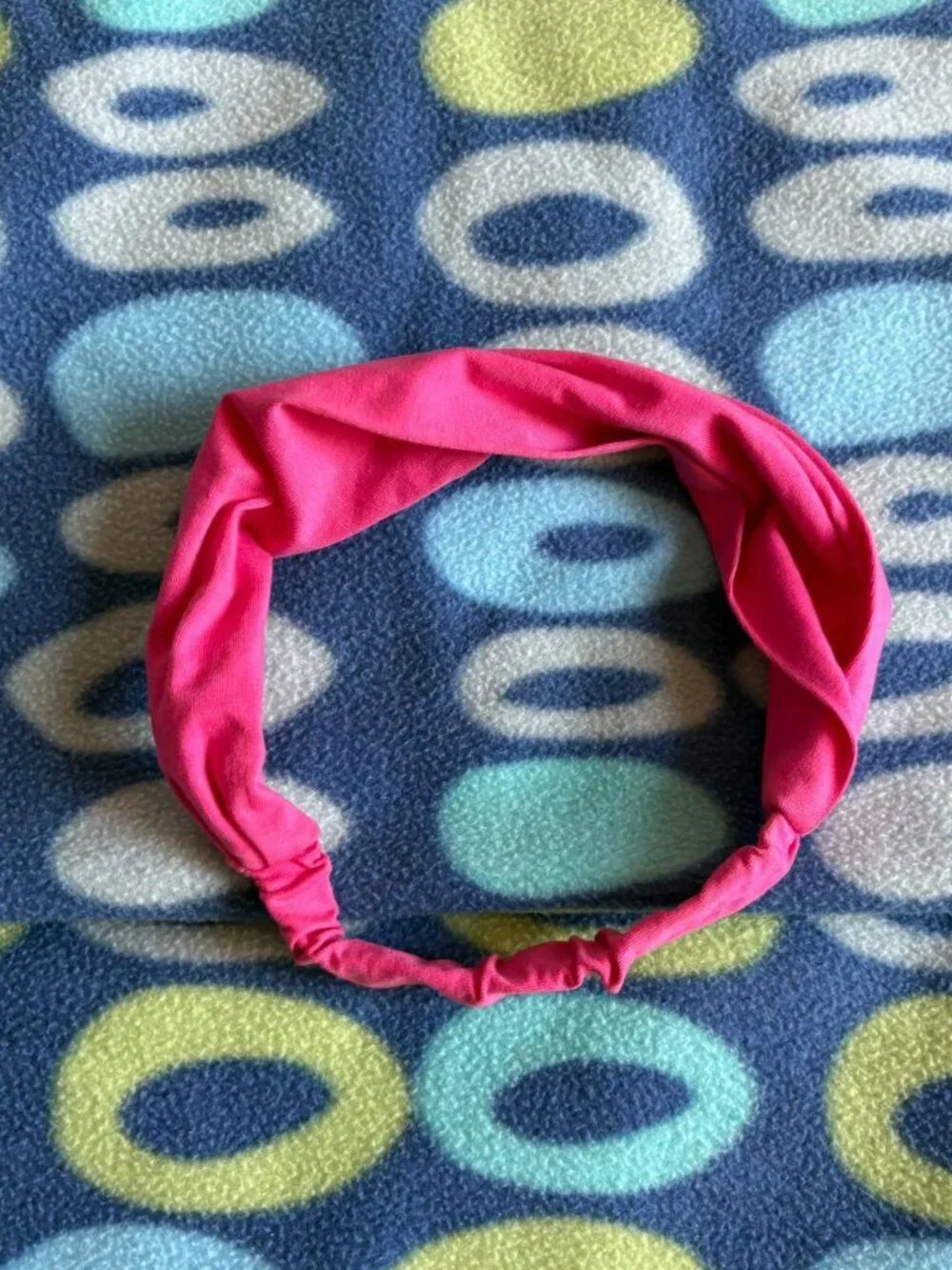 2010s Hot Pink Stretchy Headband